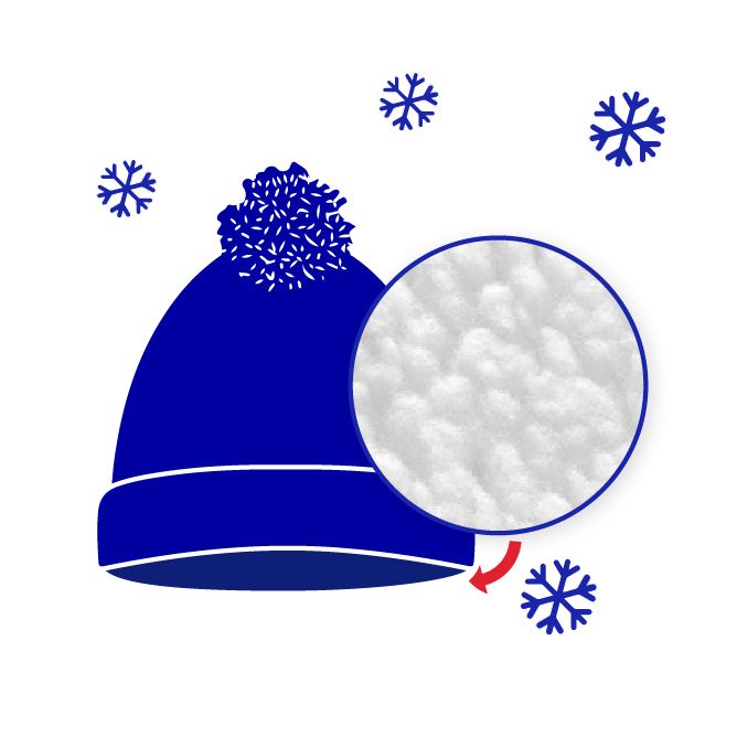 Bonnet Jus de Pomme Navy Bébé - Polaire — vue 3