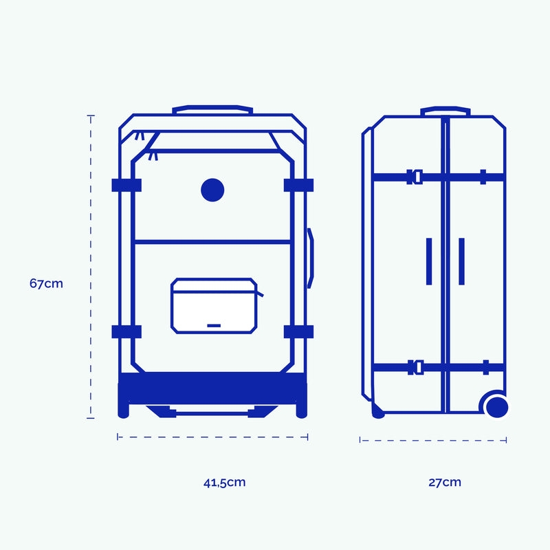 Valise souple 2 roues medium Berlin — vue 9